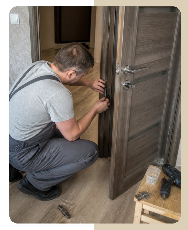 Замена дверных петель в Кушве по цене от 2566 р. | Дверной